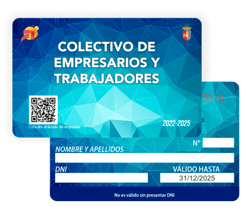 Tarjeta Colectivo de empresarios y trabajadores